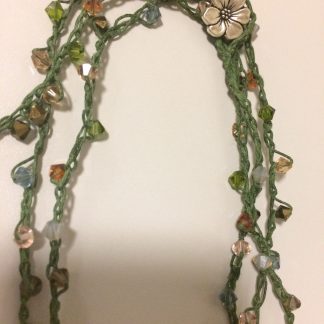 Swarovski Crochet Necklace